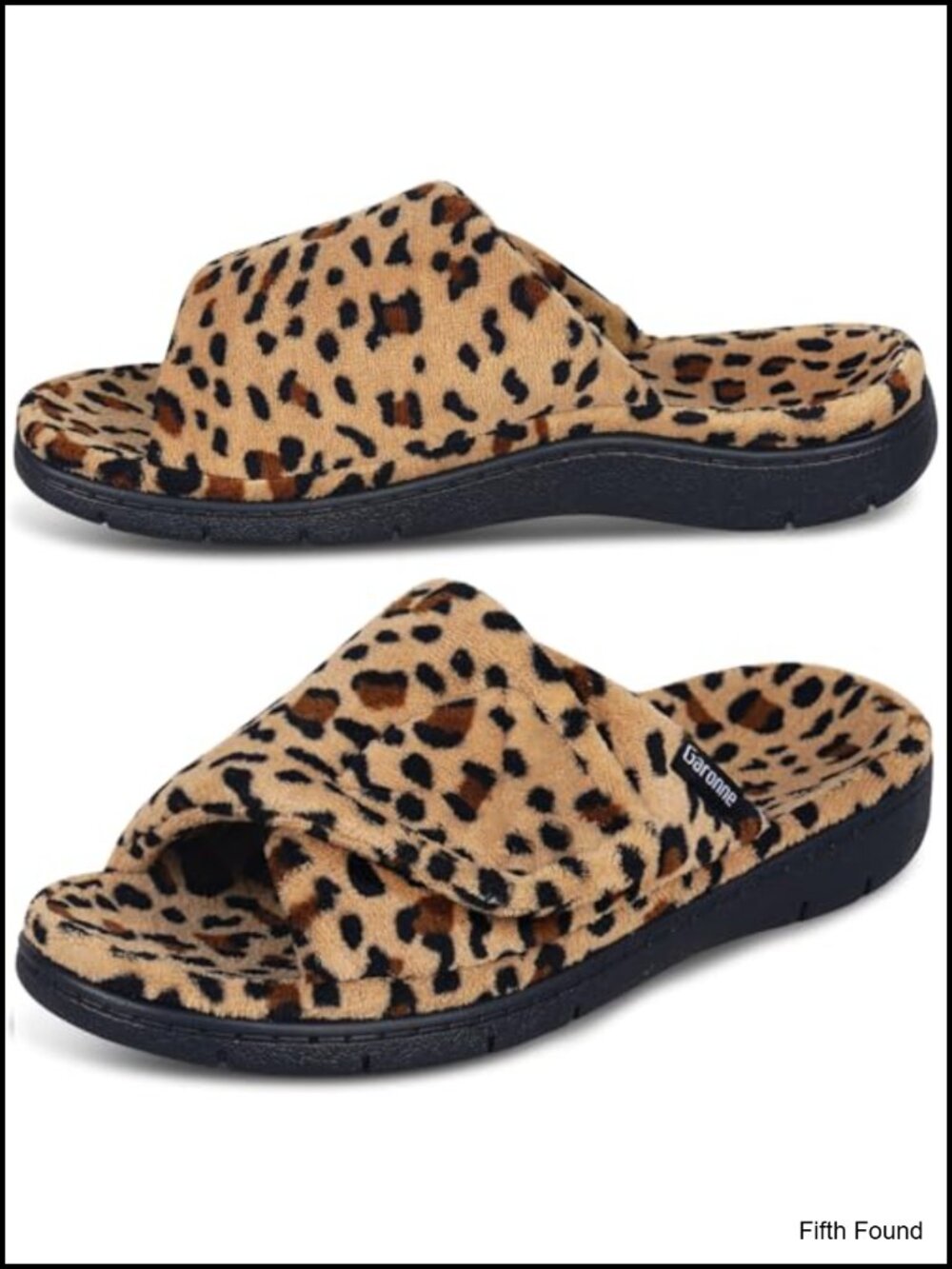 Adjustable Wrap Open-Toe Slippers with Arch Support